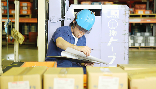 出荷チェック作業